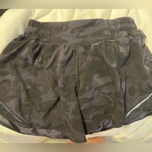 Lululemon Camo Hotty Hot Shorts